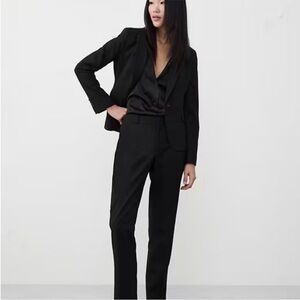 Banana Republic Classic Black Pantsuit
